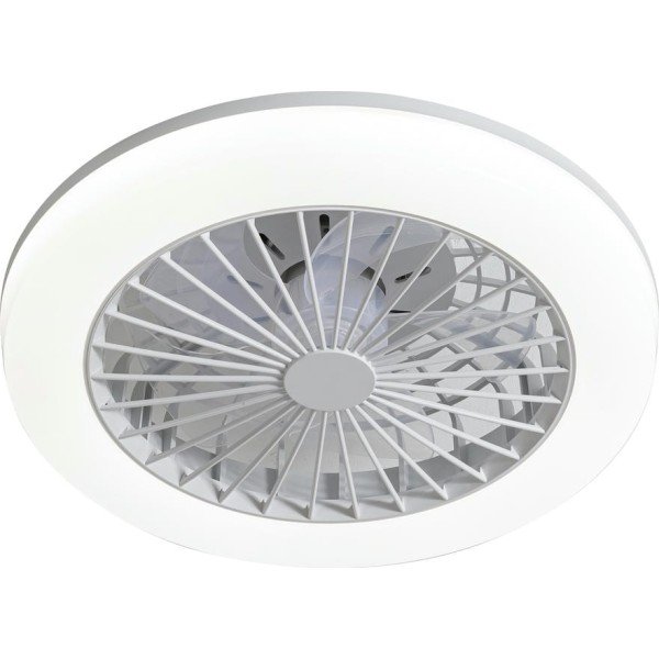 Ventilador de techo con plafón LED regulable