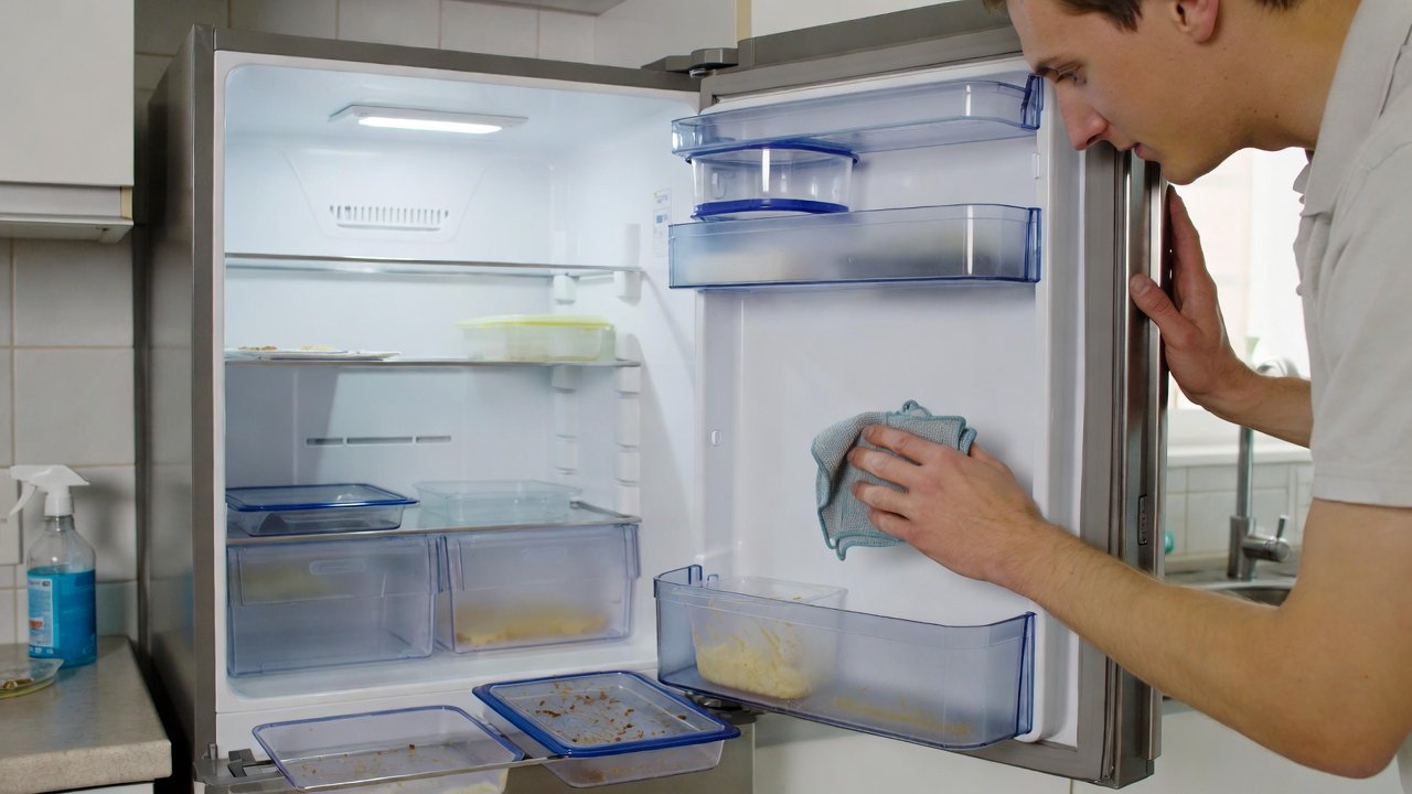 Proceso de limpieza del interior del frigorífico paso a paso